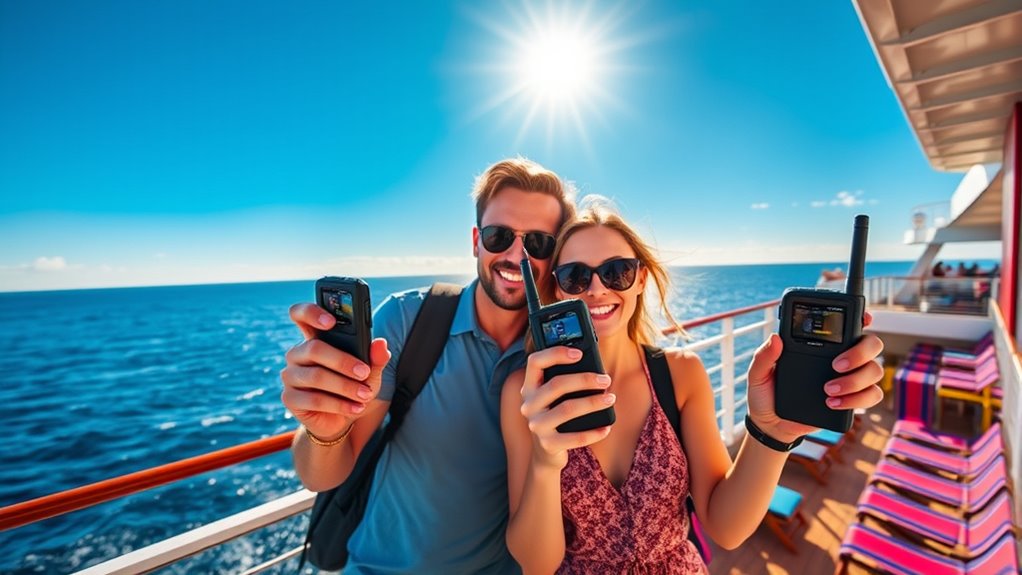 cruise ship walkie talkies