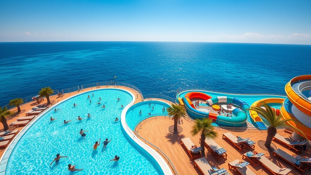cruise ship water attractions