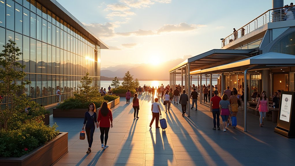 cruise terminal amenities overview