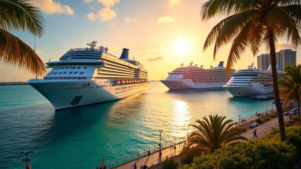 diverse cruise options and port facilities
