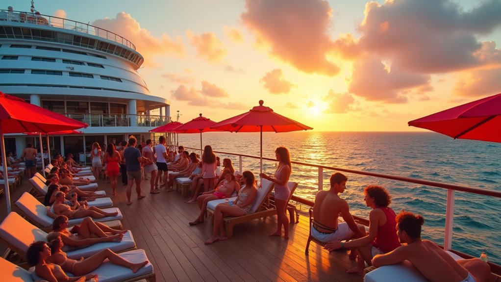 diverse onboard entertainment options