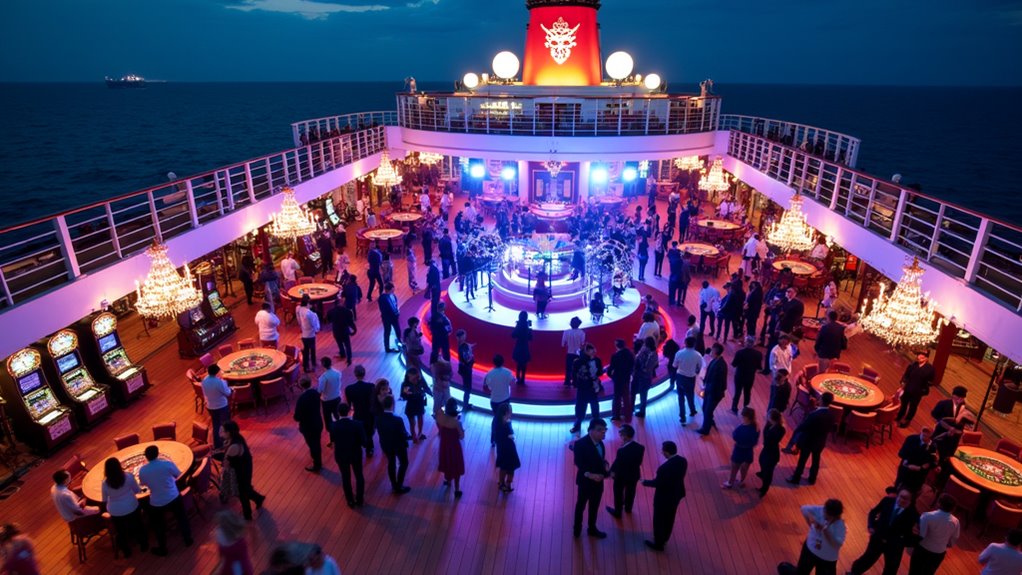 diverse onboard entertainment options