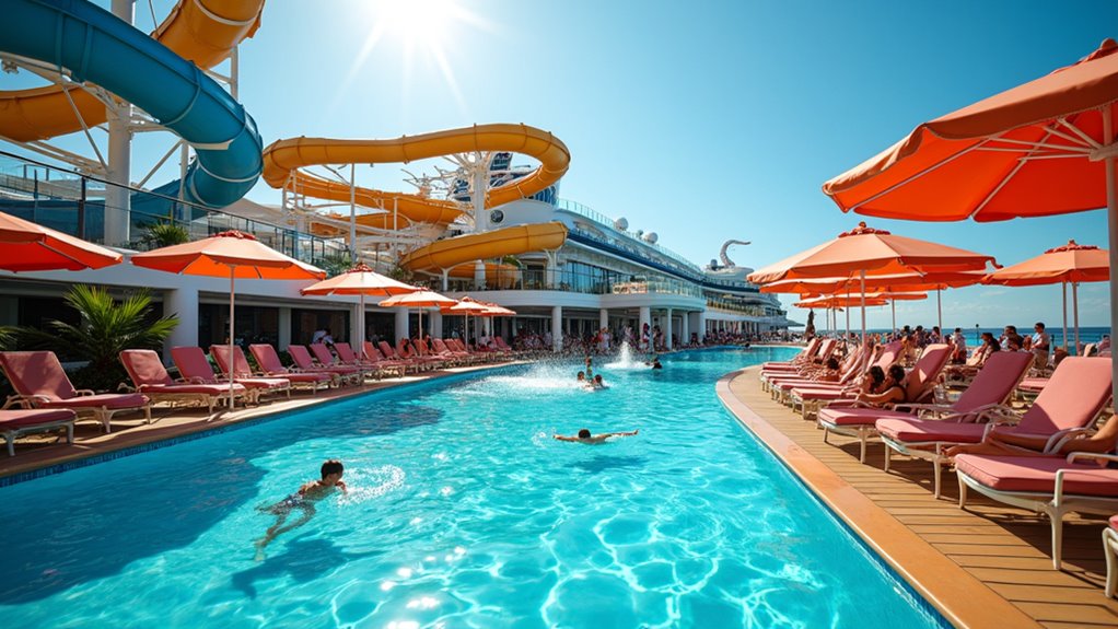 diverse recreational activities onboard