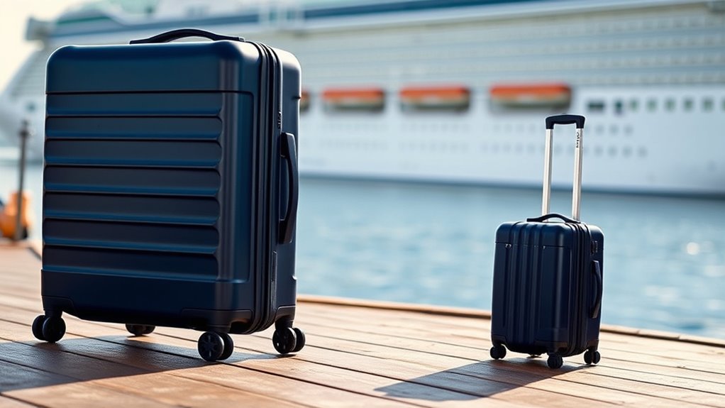 durable spacious cruise luggage