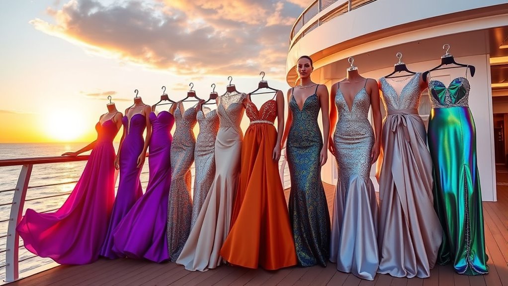 elegant cruise evening dresses