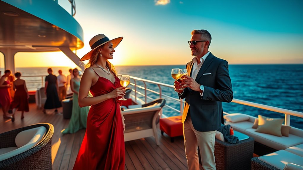 elegant cruise party ensembles