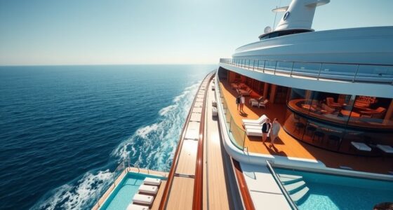 exclusive upscale onboard amenities