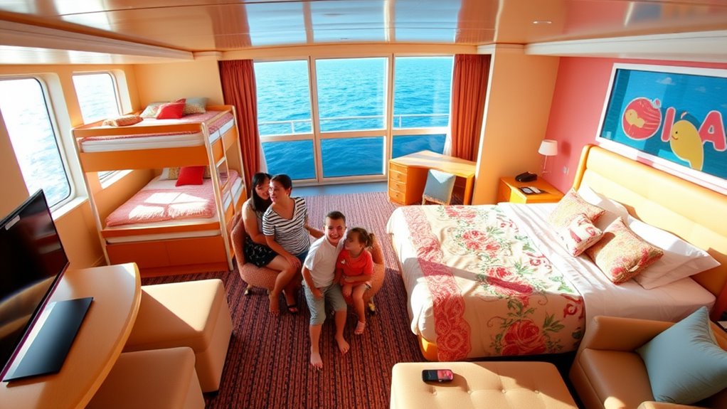 family friendly cruise accommodations