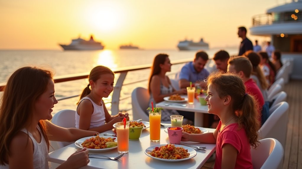 family friendly cruise dining options