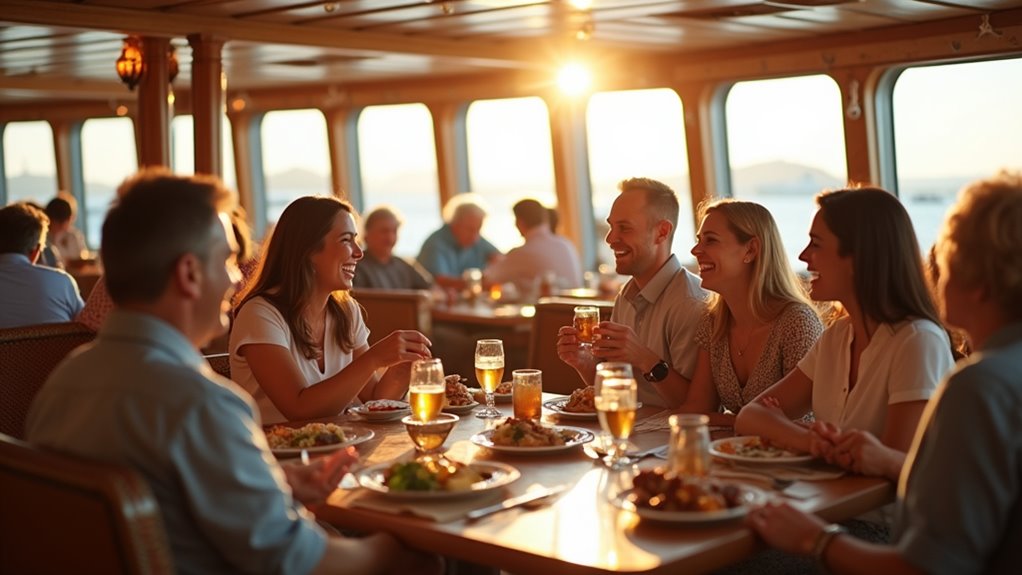 friendly cruise dining interactions