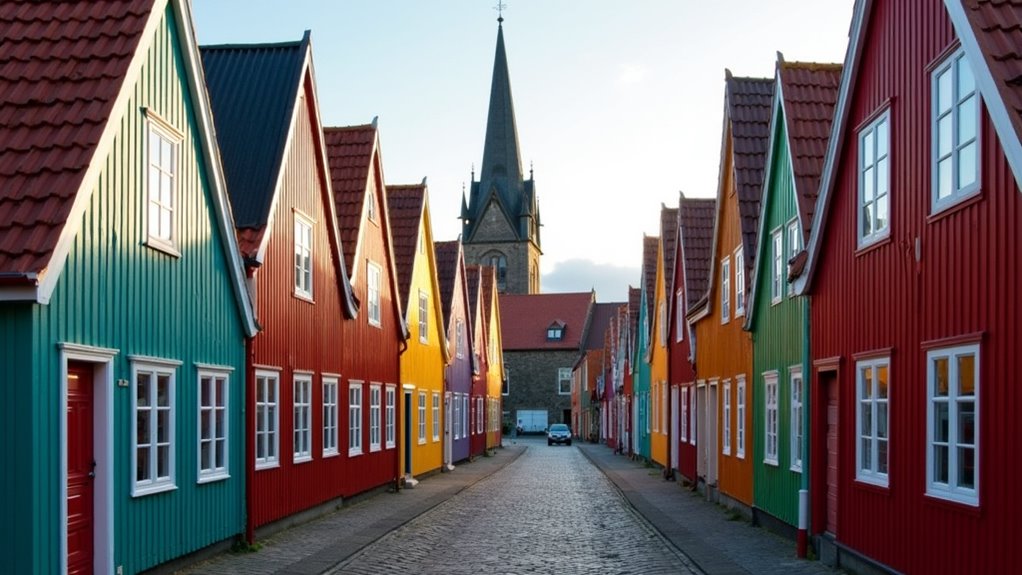 historic reykjavik s colorful streets