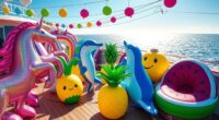 inflatable cruise party decorations