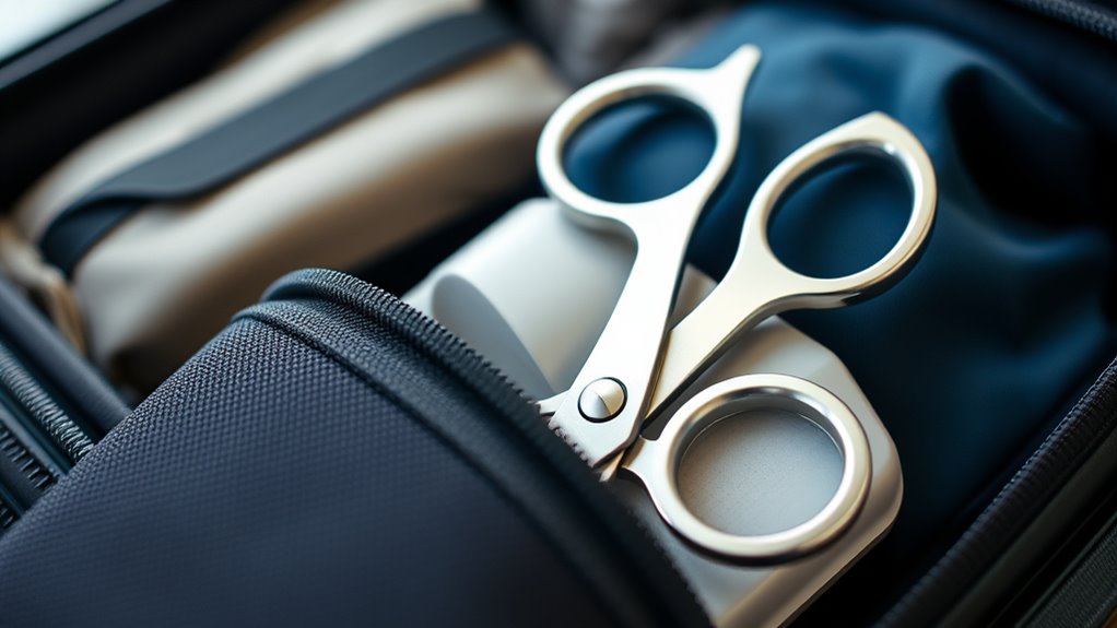 key factors for travel scissors