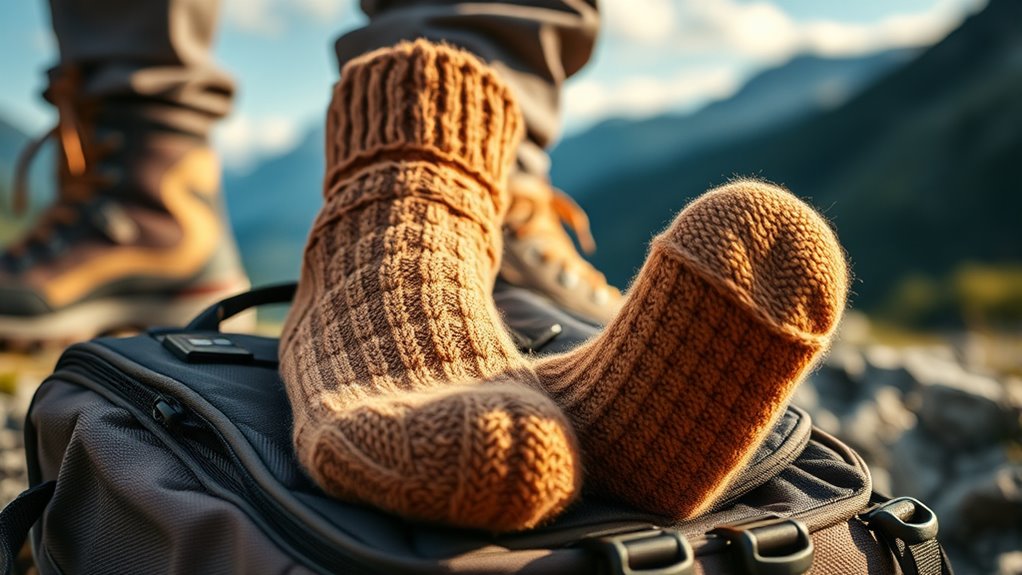 key travel sock features