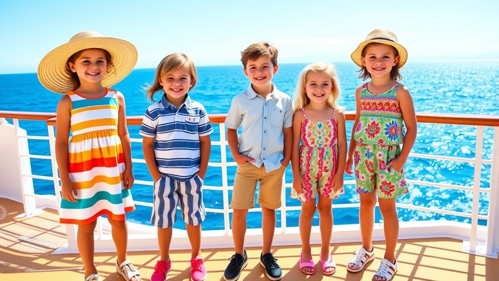 kids comfortable cruise outfits