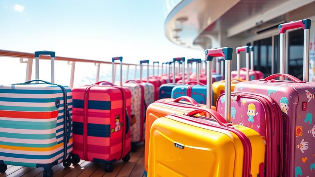 kids cruise luggage essentials