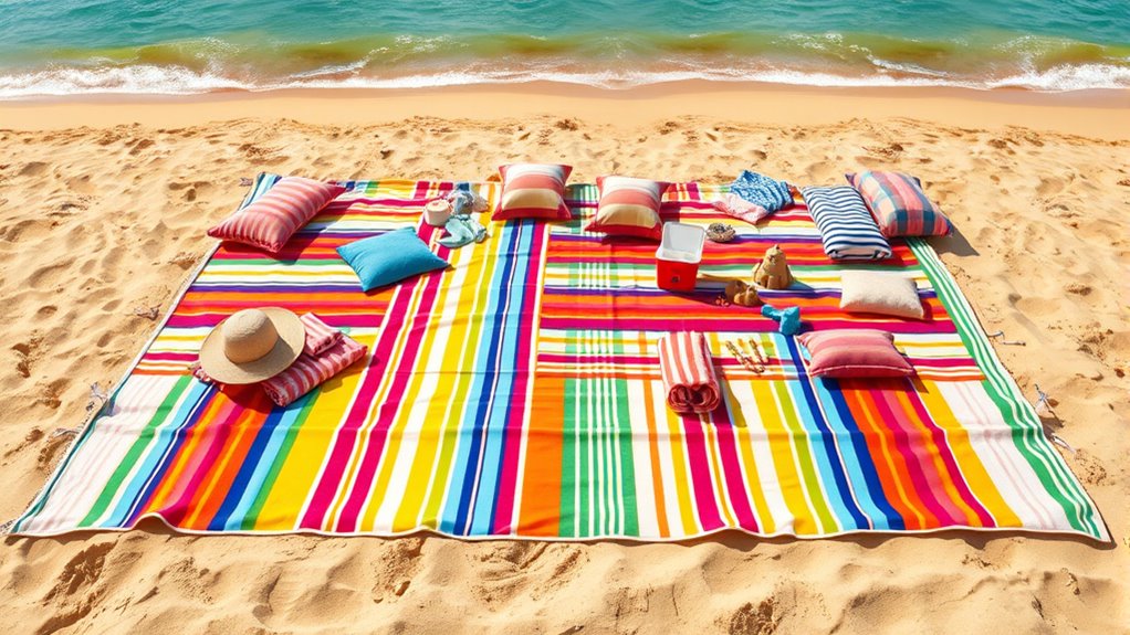 large comfortable beach blankets