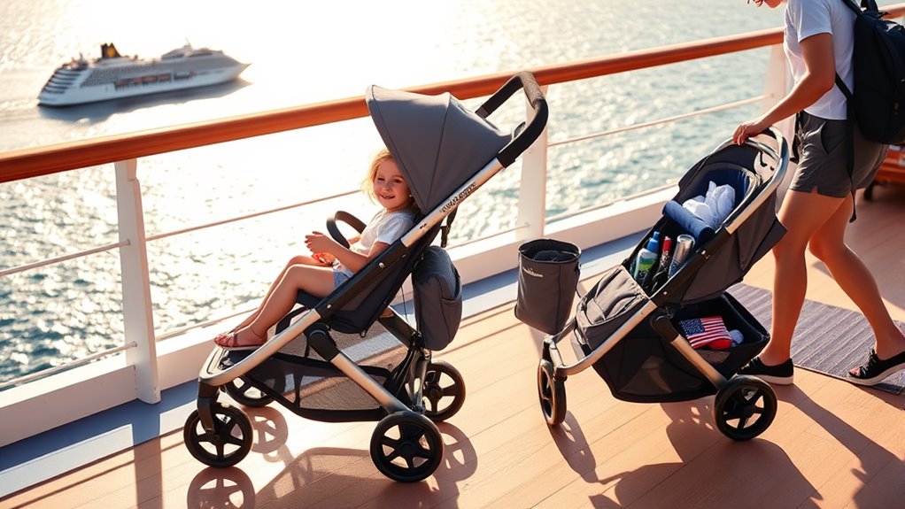 lightweight foldable cruise stroller