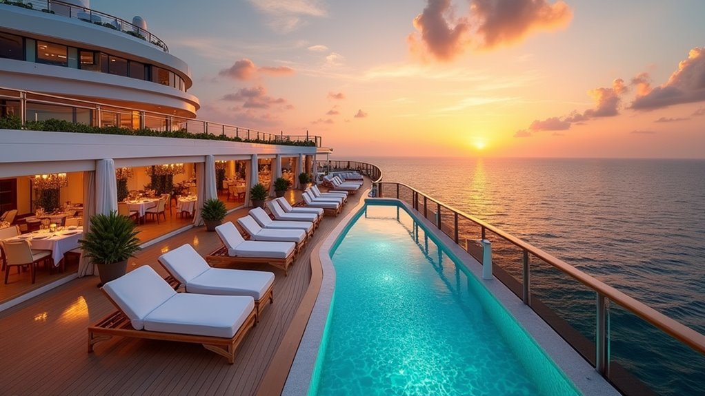 luxurious cruise onboard experience