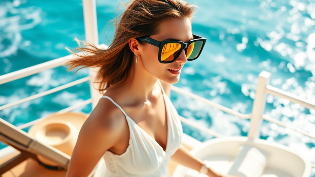 luxury cruise sunglasses selection