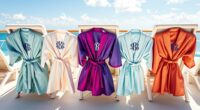 luxury monogrammed cruise robes