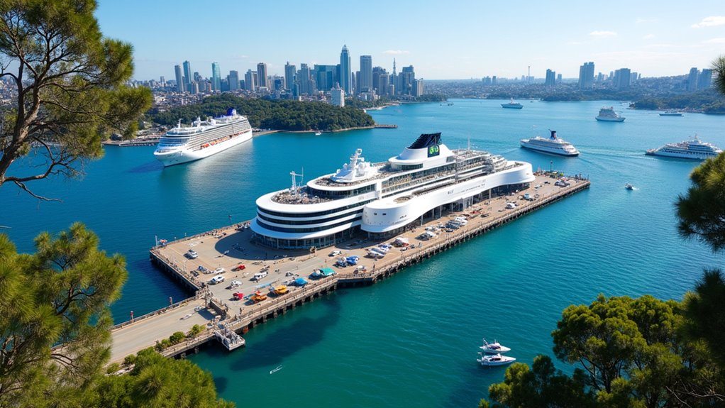 modern cruise terminal facilities