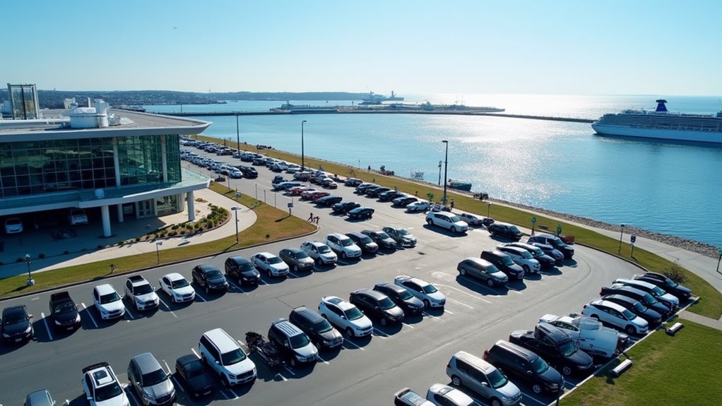 multiple transportation and parking options