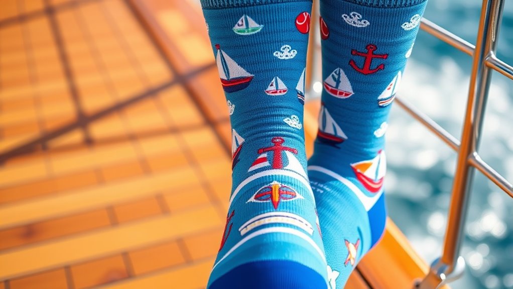 nautical comfortable durable socks