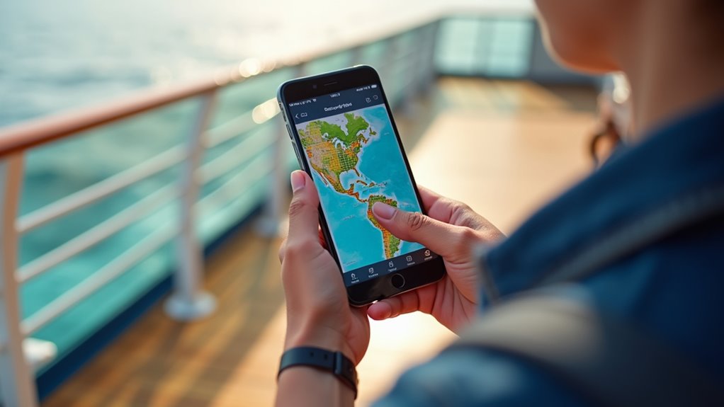 navigate ship with interactive maps