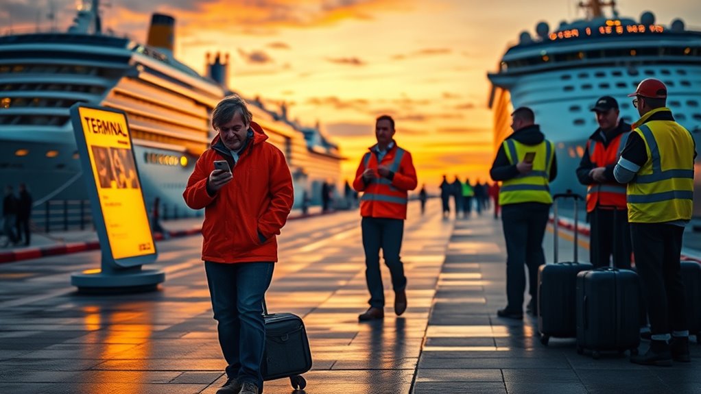 notify port and cruise line