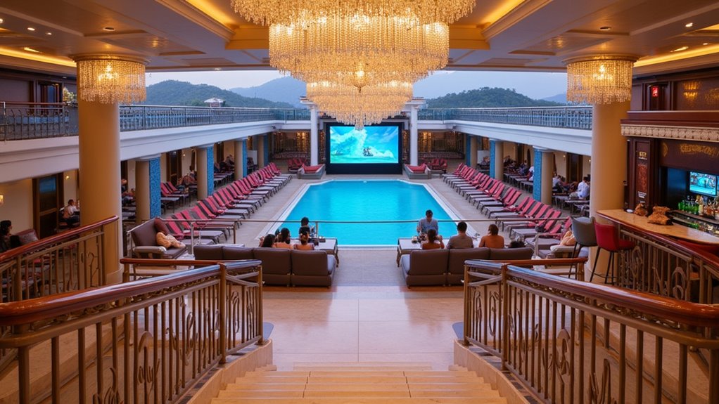 onboard entertainment and amenities