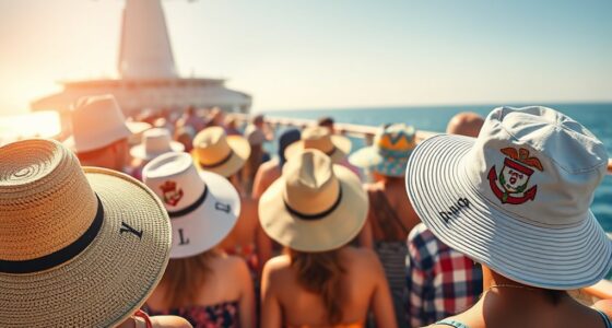 personalized cruise hat collection