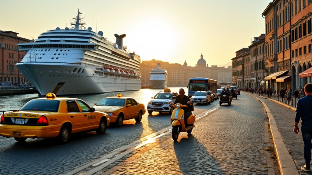 port to rome transportation options