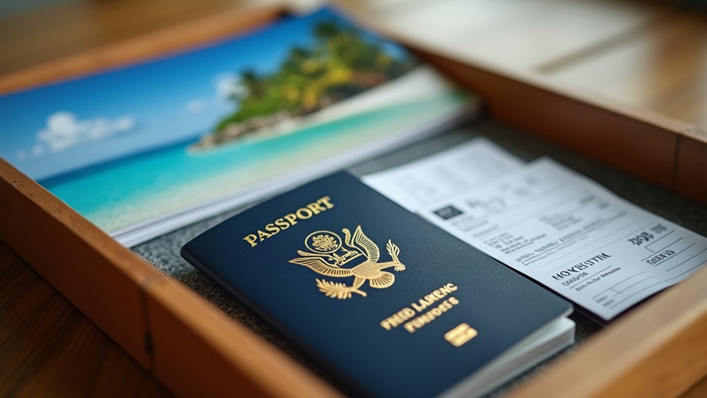 prepare travel documents and insurance