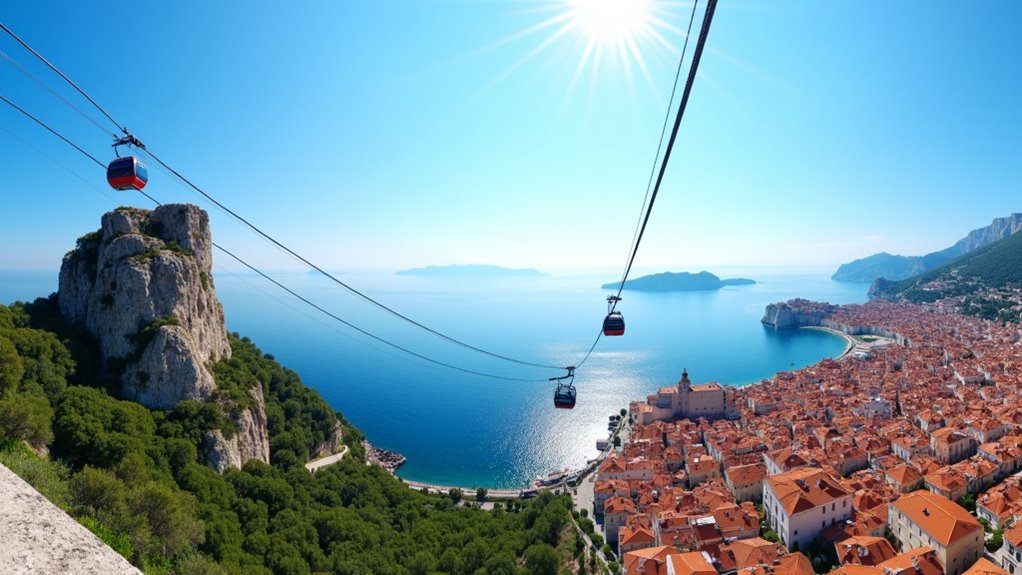 scenic dubrovnik cable ride