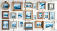 sea inspired nautical frames