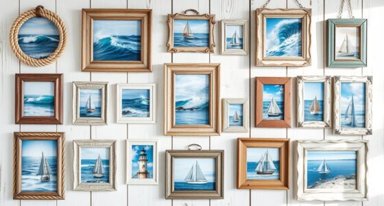 sea inspired nautical frames