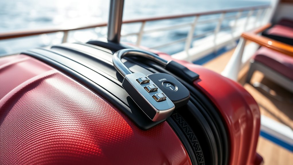 secure cruise luggage locks