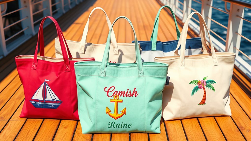 selecting cruise tote bags