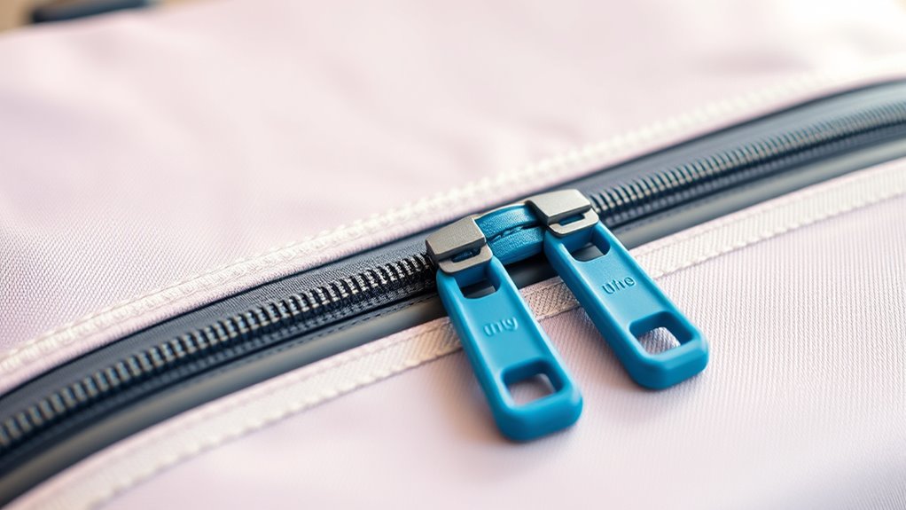senior friendly luggage zippers