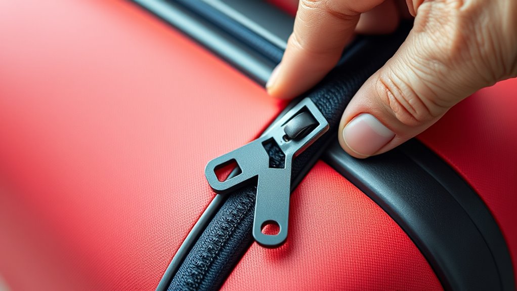 senior friendly luggage zippers