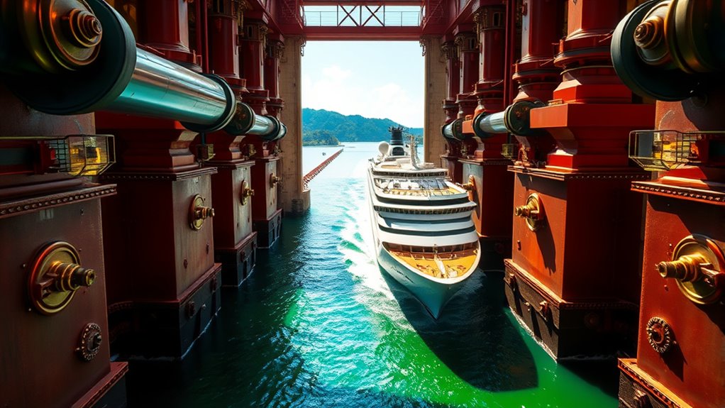 ship locks water level management