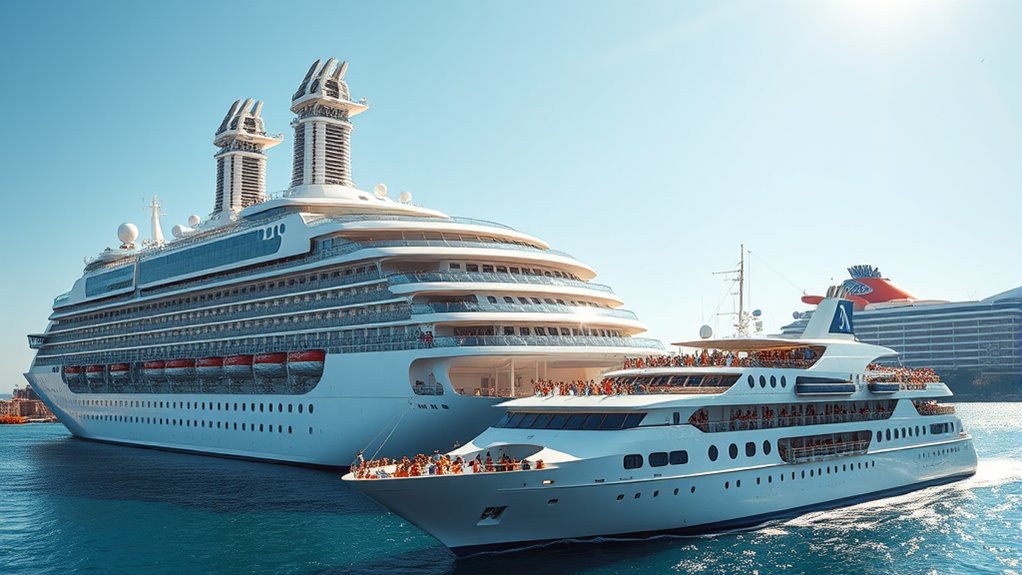 ship size influences activities