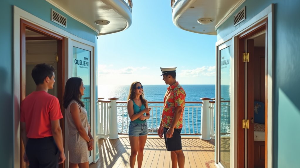 ship tours and crew engagement