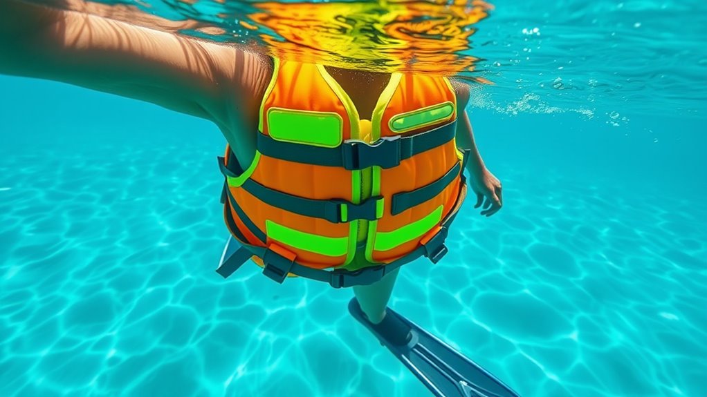 snorkel vest safety features
