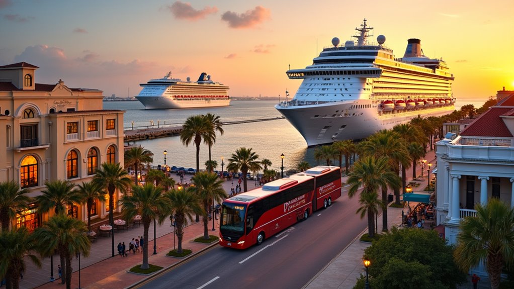 stay near port attractions