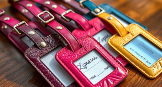 stylish cruise luggage tags