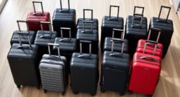stylish easy open luggage
