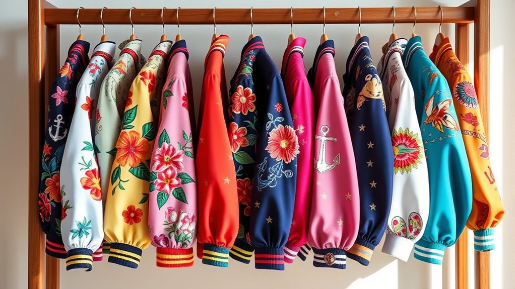 stylish embroidered cruise jackets