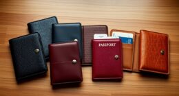 stylish secure travel wallets